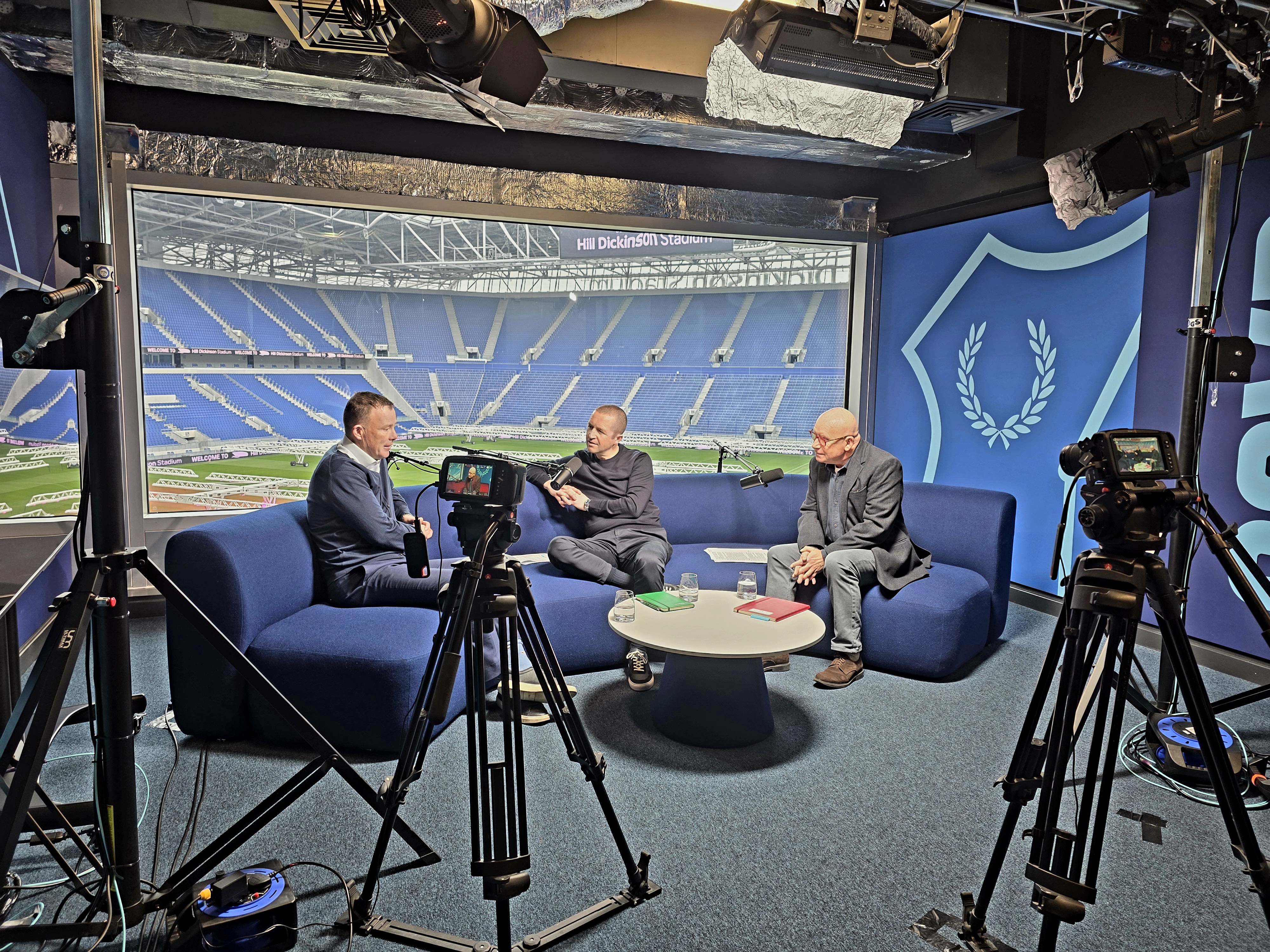 Angus Kinnear, Matt Noon and Peter Jackson recording 3AM Conversations